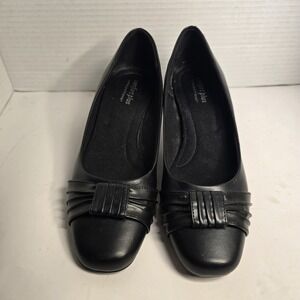 Comfort Plus By Predictions Womens Size 7 MARGE Black Noir Pumps Career Shoes
